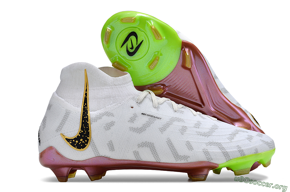 Nike Phantom Luna Elite NU FG Football Boots - White/Gold/Black 2