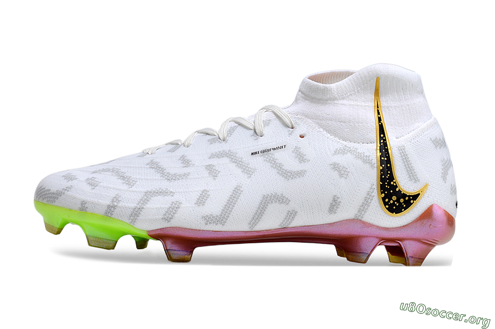 Nike Phantom Luna Elite NU FG Football Boots - White/Gold/Black 3