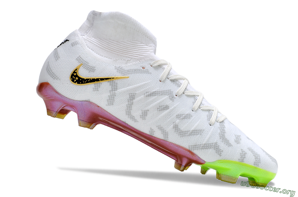 Nike Phantom Luna Elite NU FG Football Boots - White/Gold/Black 4