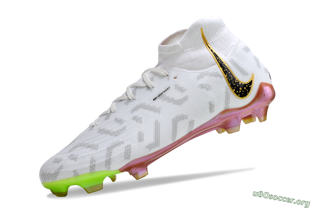 Nike Phantom Luna Elite NU FG Football Boots - White/Gold/Black 5