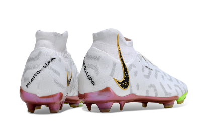 Nike Phantom Luna Elite NU FG Football Boots - White/Gold/Black