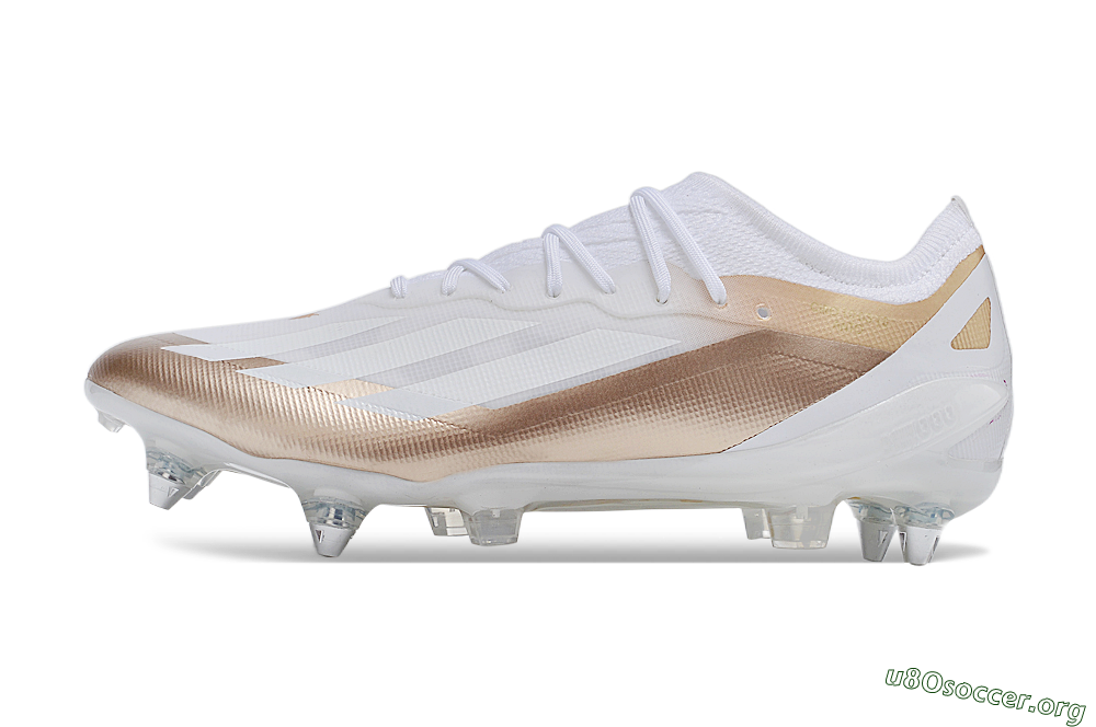 Adidas X Crazyfast.1 SG Football Boots - White/Gold/Silver 3