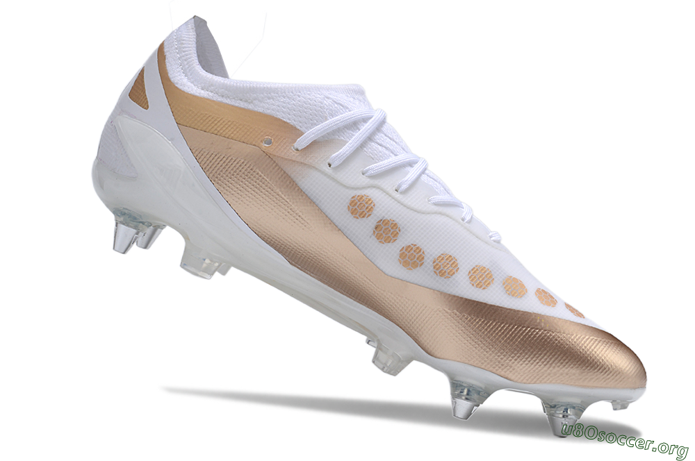 Adidas X Crazyfast.1 SG Football Boots - White/Gold/Silver 4