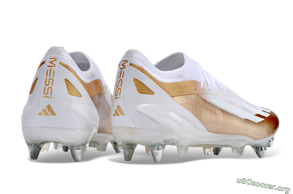 Adidas X Crazyfast.1 SG Football Boots - White/Gold/Silver 6