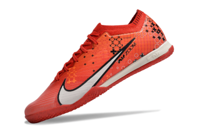 Nike Air Zoom Mercurial Vapor 15 Elite IC Football Shoes - Red/White/Black