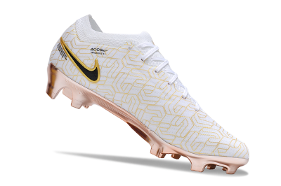Nike Air Zoom Mercurial Vapor 15 Elite FG Football Boots - White/Gold/Black