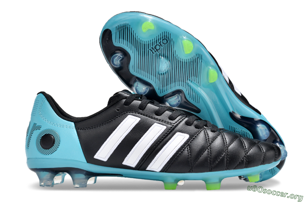 Adidas Adipure11 Pro X PD25 TRX FG Football Boots - Black/White/Blue 2
