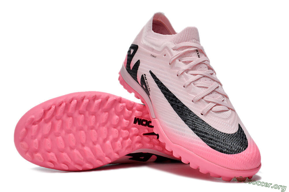 Nike Air Zoom Mercurial Vapor 15 Elite TF Football Shoes - Pink/Pink/Black 1