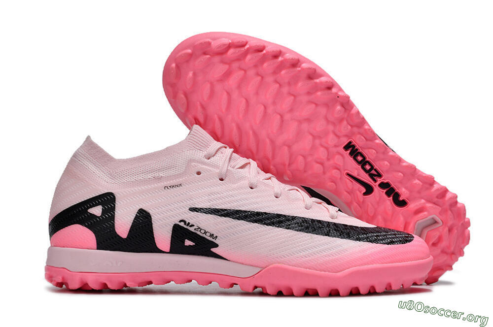 Nike Air Zoom Mercurial Vapor 15 Elite TF Football Shoes - Pink/Pink/Black 2