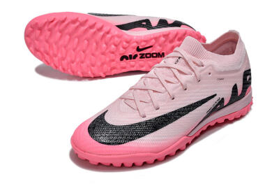 Nike Air Zoom Mercurial Vapor 15 Elite TF Football Shoes - Pink/Pink/Black