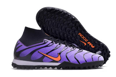 Nike Air Zoom Mercurial Superfly 9 Elite TF Football Shoes - Purple/Black/Orange