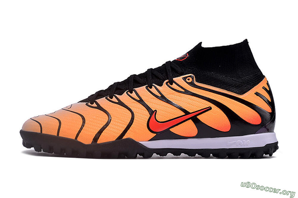 Nike Air Zoom Mercurial Superfly 9 Elite TF Football Shoes - Orange/Black/Red 3