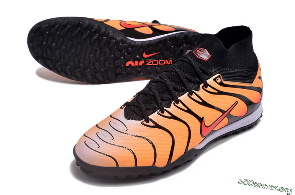 Nike Air Zoom Mercurial Superfly 9 Elite TF Football Shoes - Orange/Black/Red 0