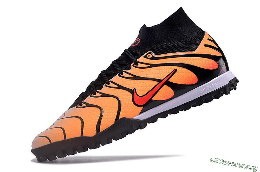 Nike Air Zoom Mercurial Superfly 9 Elite TF Football Shoes - Orange/Black/Red 5