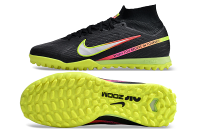Nike Air Zoom Mercurial Superfly 9 Elite TF Football Shoes - Black/Silver/Green/Red