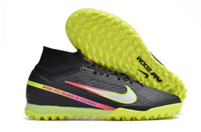 Nike Air Zoom Mercurial Superfly 9 Elite TF Football Shoes - Black/Silver/Green/Red