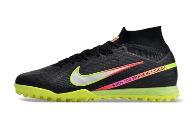 Nike Air Zoom Mercurial Superfly 9 Elite TF Football Shoes - Black/Silver/Green/Red