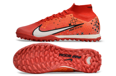 Nike Air Zoom Mercurial Superfly 9 Elite TF Football Shoes - Red/White/Black