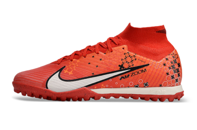 Nike Air Zoom Mercurial Superfly 9 Elite TF Football Shoes - Red/White/Black