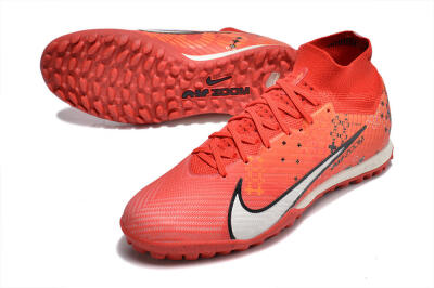 Nike Air Zoom Mercurial Superfly 9 Elite TF Football Shoes - Red/White/Black