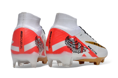 Nike Air Zoom Mercurial Superfly 9 Elite FG Football Boots - White/Gold/Black/Red