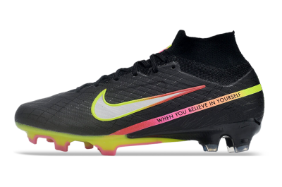 Nike Air Zoom Mercurial Superfly 9 Elite FG Football Boots - Black/Silver/Green/Red