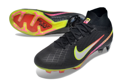 Nike Air Zoom Mercurial Superfly 9 Elite FG Football Boots - Black/Silver/Green/Red