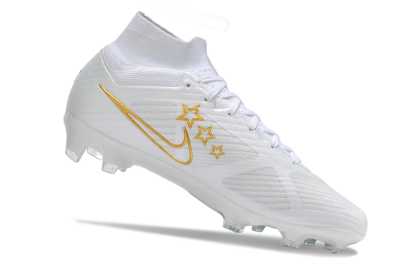 Nike Air Zoom Mercurial Superfly 9 Elite FG Football Boots - White/Blue/Gold
