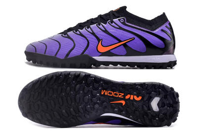 Nike Air Zoom Mercurial Vapor 15 Elite TF Football Shoes - Purple/Black/Orange