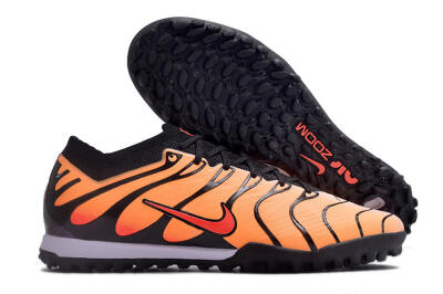 Nike Air Zoom Mercurial Vapor 15 Elite TF Football Shoes - Orange/Black/Red