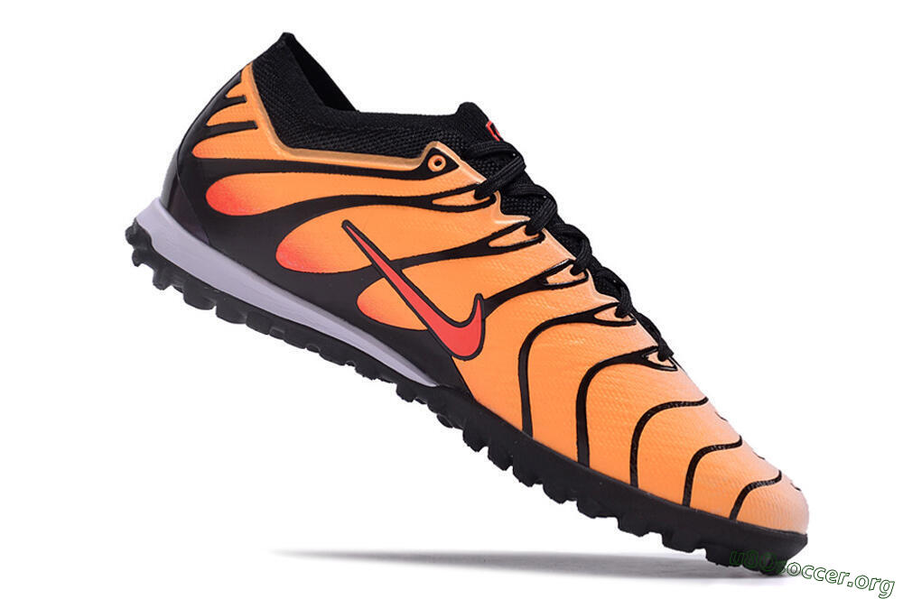 Nike Air Zoom Mercurial Vapor 15 Elite TF Football Shoes - Orange/Black/Red 4