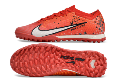 Nike Air Zoom Mercurial Vapor 15 Elite TF Football Shoes - Red/White/Black