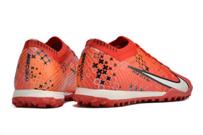 Nike Air Zoom Mercurial Vapor 15 Elite TF Football Shoes - Red/White/Black