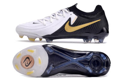 Nike Phantom Luna Elite Low FG Football Boots - White/Black/Gold