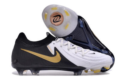 Nike Phantom Luna Elite Low FG Football Boots - White/Black/Gold