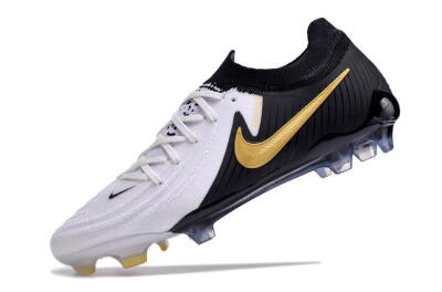 Nike Phantom Luna Elite Low FG Football Boots - White/Black/Gold