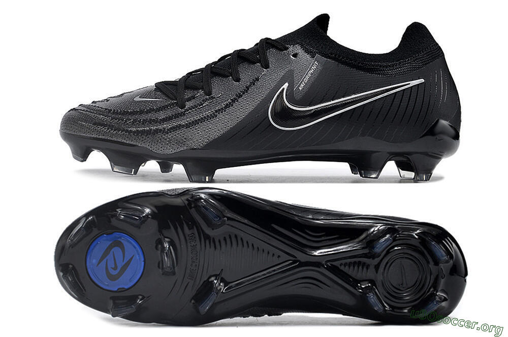 Nike Phantom Luna Elite Low FG Football Boots - Grey/Black/White 1