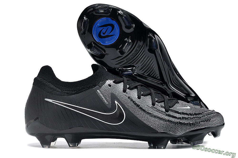 Nike Phantom Luna Elite Low FG Football Boots - Grey/Black/White 2