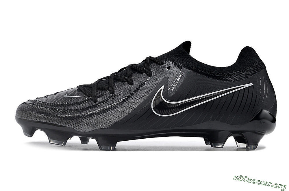 Nike Phantom Luna Elite Low FG Football Boots - Grey/Black/White 3