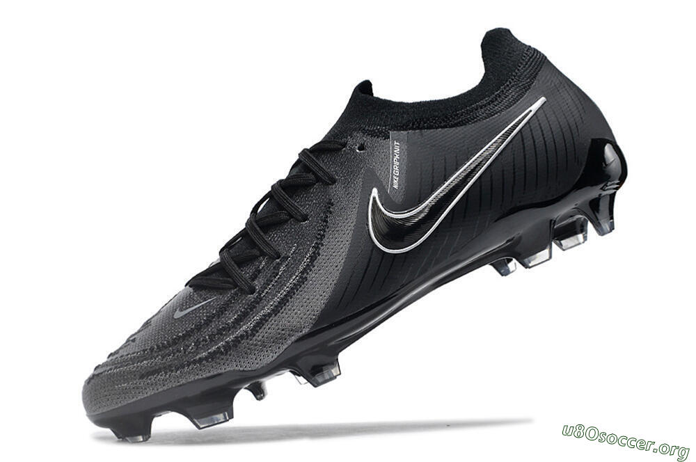 Nike Phantom Luna Elite Low FG Football Boots - Grey/Black/White 5