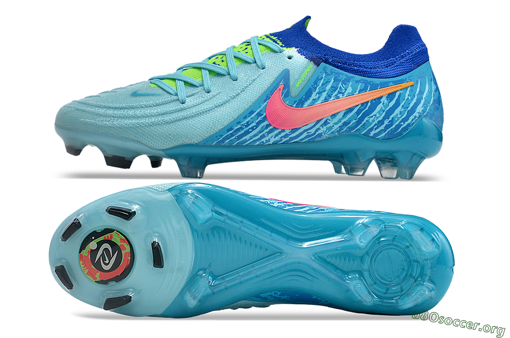 Nike Phantom Luna Elite FG Football Boots - Green/Pink/Orange 1