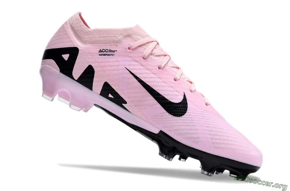 Nike Air Zoom Mercurial Vapor 15 Elite FG Football Boots - Pink/Black 4