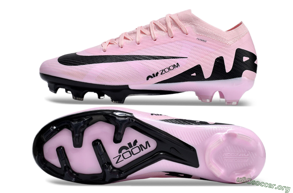 Nike Air Zoom Mercurial Vapor 15 Elite FG Football Boots - Pink/Black 1