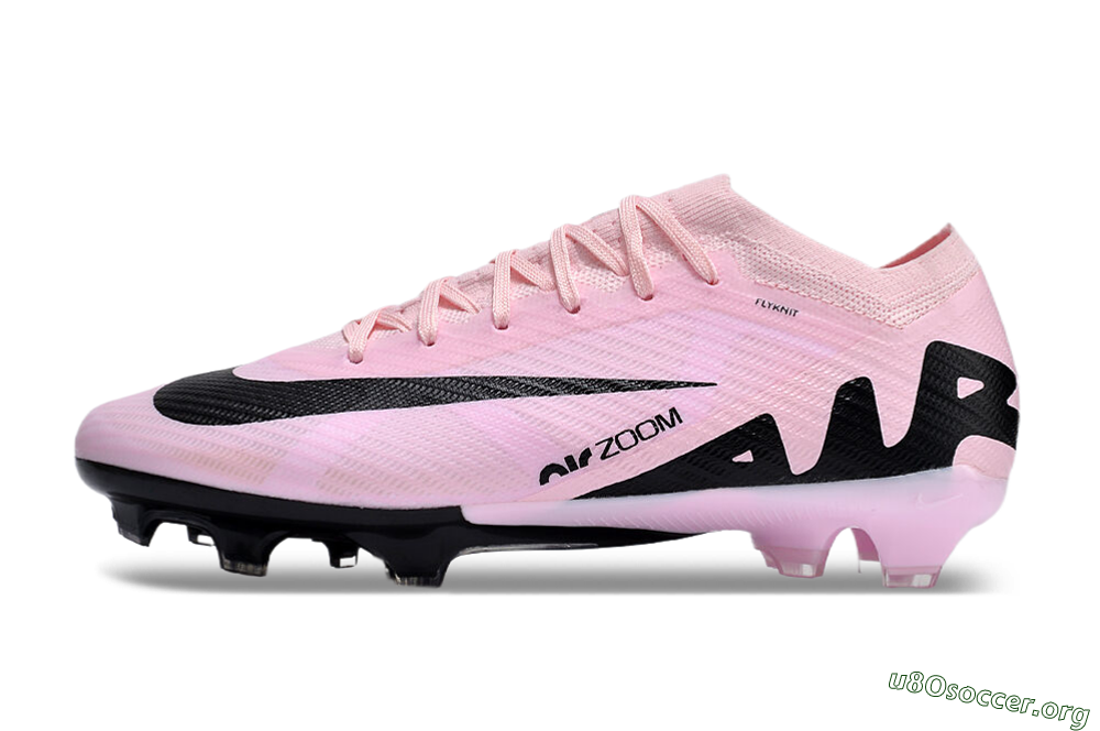 Nike Air Zoom Mercurial Vapor 15 Elite FG Football Boots - Pink/Black 3