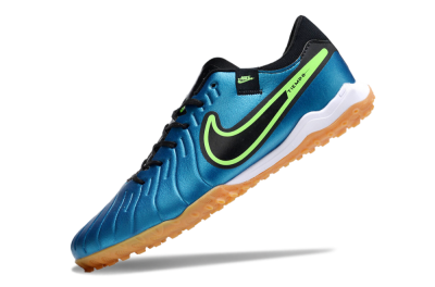 Nike Tiempo Legend 10 Pro TF Football Shoes - Jade/Black/Yellow
