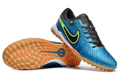 Nike Tiempo Legend 10 Pro TF Football Shoes - Jade/Black/Yellow