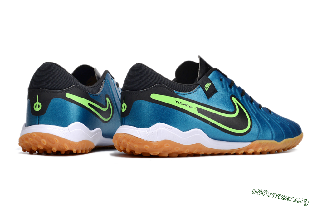 Nike Tiempo Legend 10 Pro TF Football Shoes - Jade/Black/Yellow 6