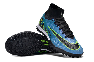 Nike Air Zoom Mercurial Superfly 9 Elite TF Football Shoes - Blue/Yellow/Black