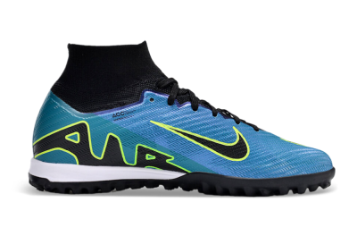 Nike Air Zoom Mercurial Superfly 9 Elite TF Football Shoes - Blue/Yellow/Black