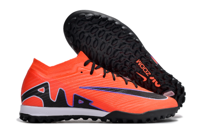 Nike Air Zoom Mercurial Vapor 15 Elite TF Football Shoes - Red/Purple/Black
